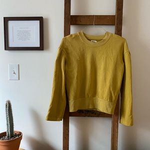 Madewell x Karen Walker Yellow Sweatshirt Top